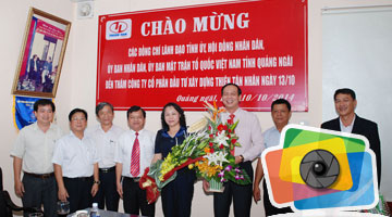 Leaders of Quang Ngai Province visited Thien Tan Group