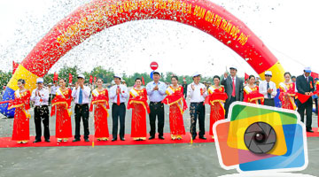 Inauguration of Duc Pho’s bypass 1A National Road