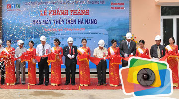 Inauguration of Ha Nang hydropower plant