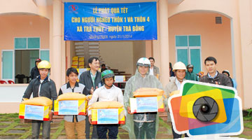 Tet’s gifts for poor people of Tra Bong District