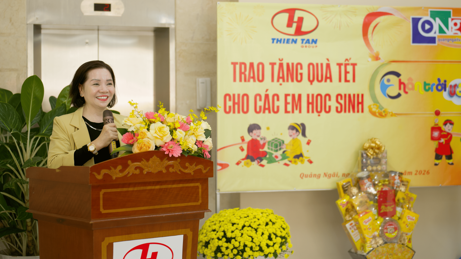 Ms. Tran Thi Huong - Deputy Director of Thien Tan Group