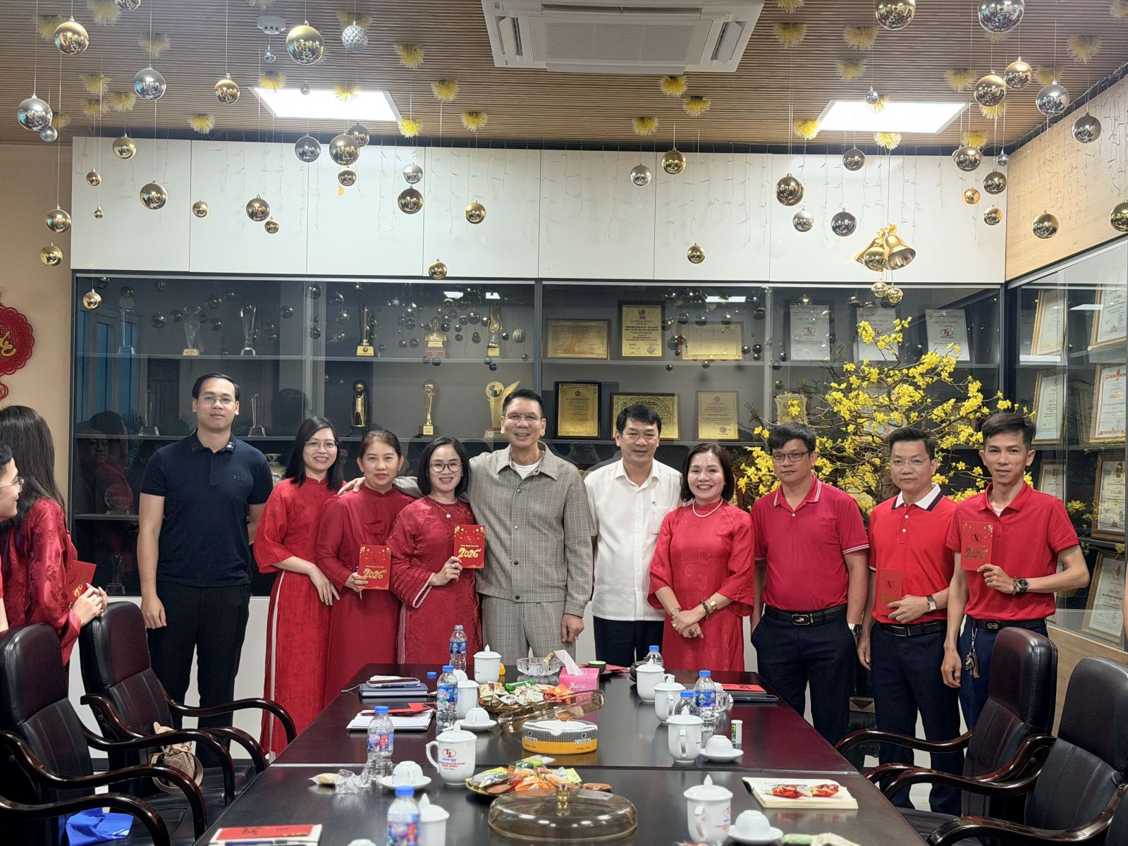 Chairman of Thien Tan Group giving New Year wishes