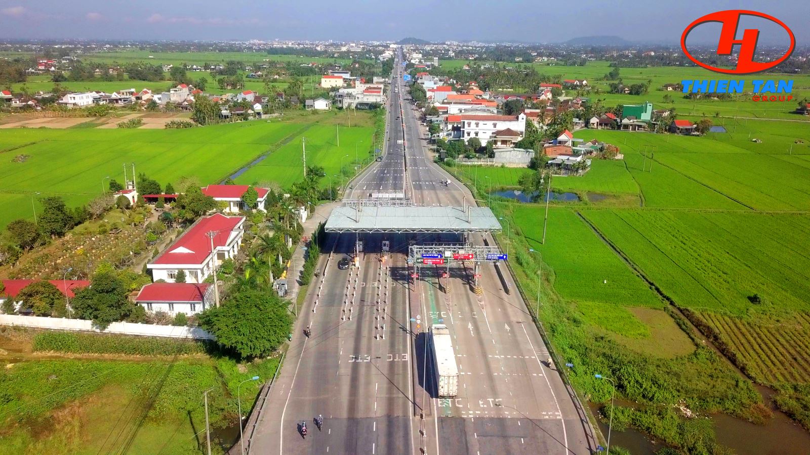 Panoramic view of Thien Tan B.O.T Toll Station